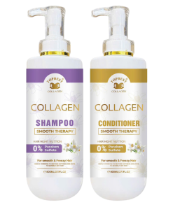 Cặp dầu gội & xả TOPBEST Collagen Trắng 800ml – Hương bưởi tươi mát